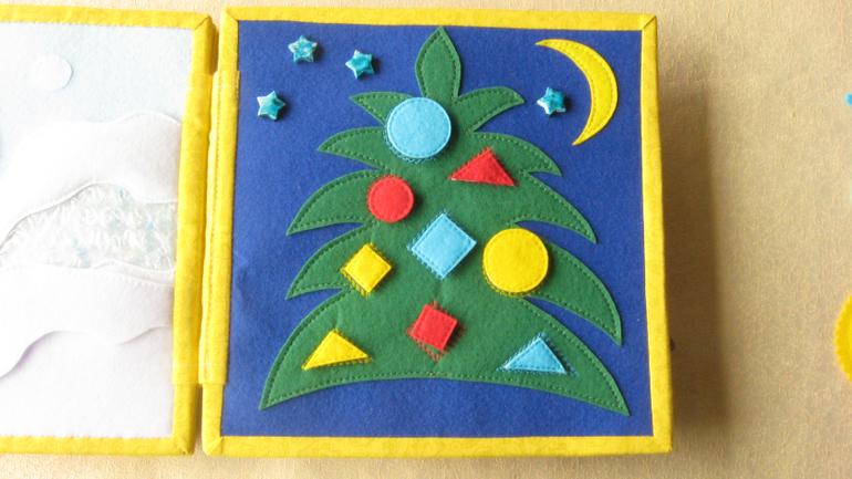 Развивающая книжка "Времена года" (второй вариант)