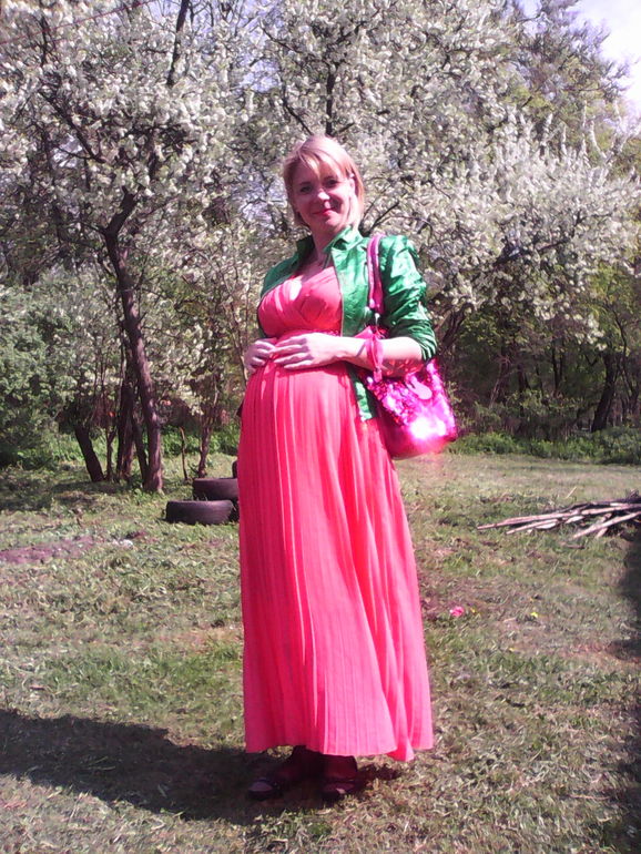 27я неделька, мое первое фото с животиком