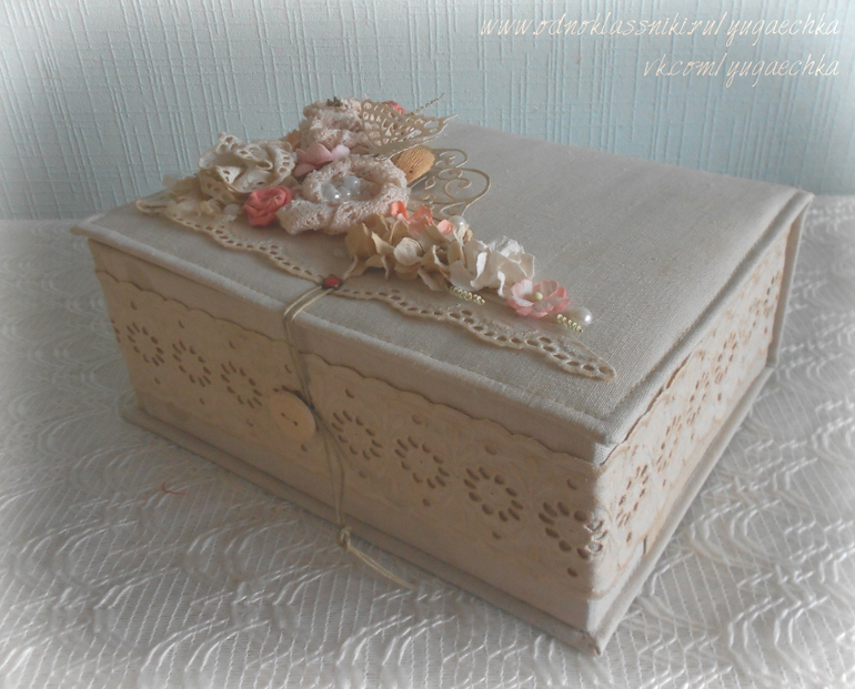 Моя первая текстильная шкатулка