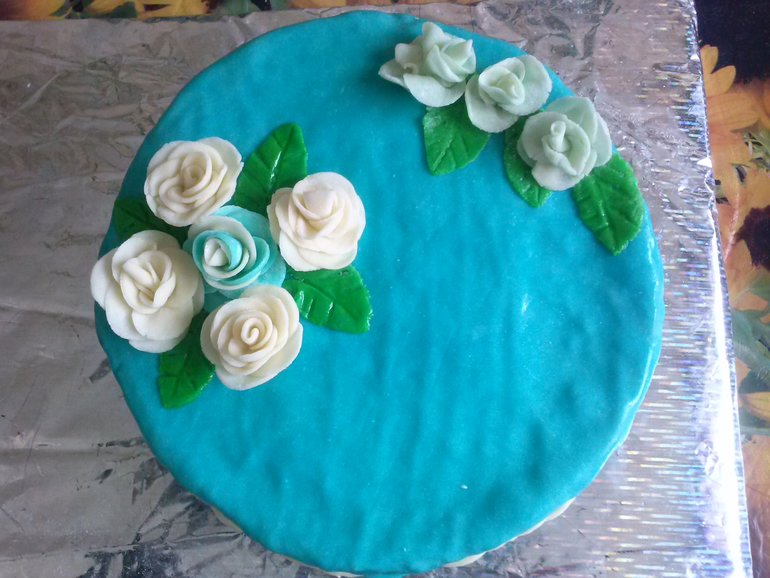 Первый тортик-папе на день рождение))))