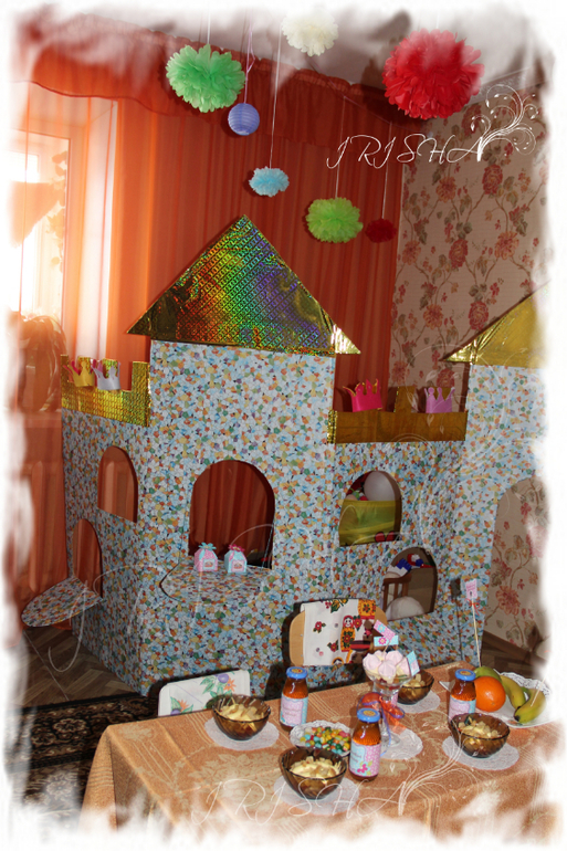 Оформление дня рождения дочки в стиле "Принцессы"