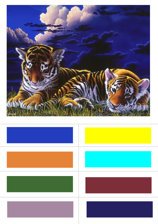 Подборка палитры цветов