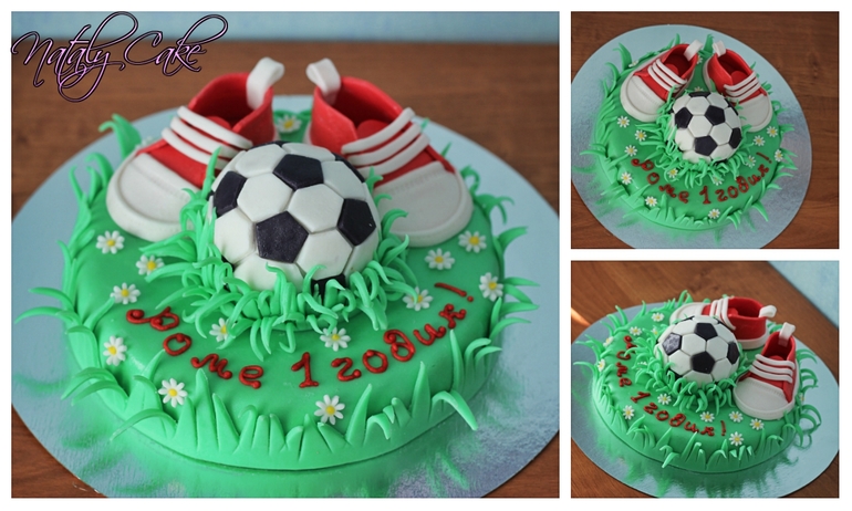 Торт для маленького футболиста)