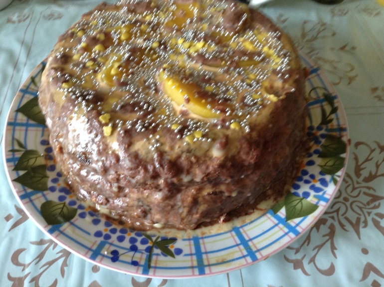 И снова шоколад на кипятке)))