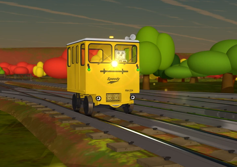 Паровозик Шонни и Автобус Спиди