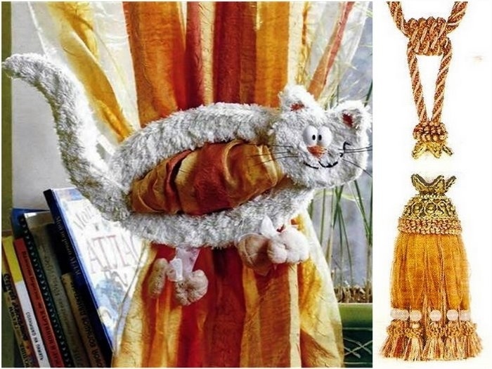 Идеи подхватов для штор в детскую