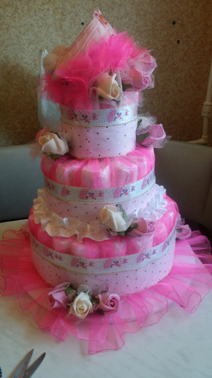 Тортик из памперсов