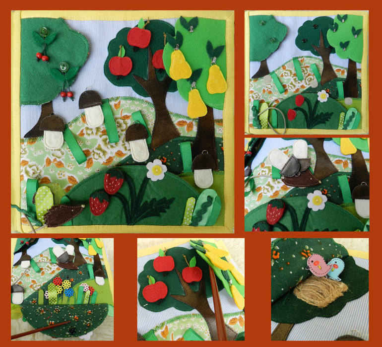 Развивающая книжка про мишку