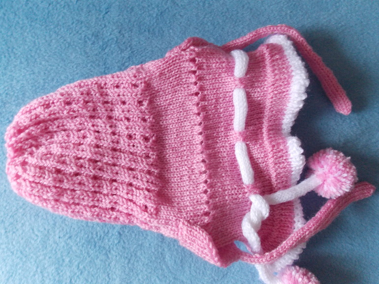 Шапочка "Розовая нежность"