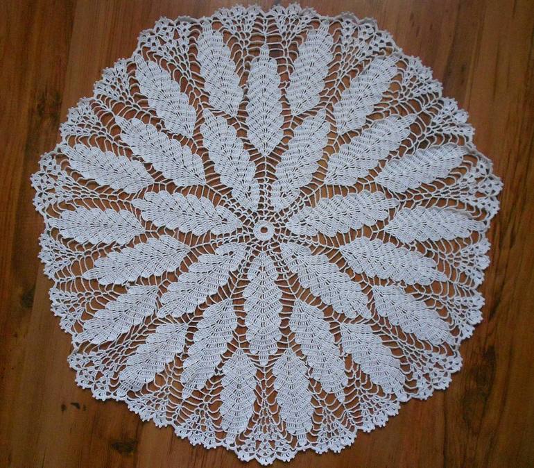 салфетка 68 см "листья"