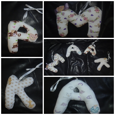 Мягкие буковки для племянника