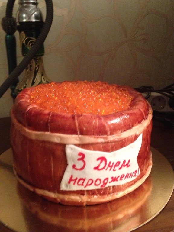 Бочка с икрой