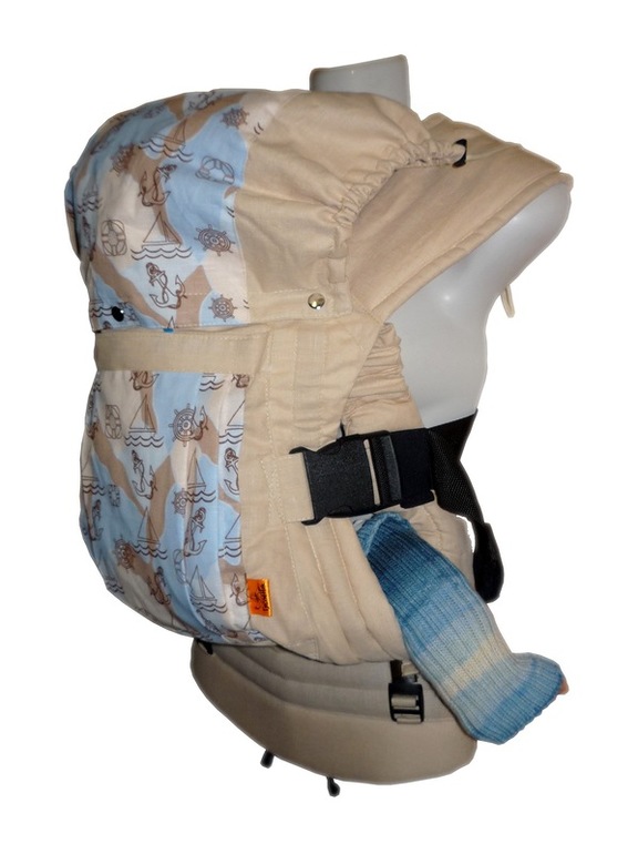 Эргорюкзак Гусленок Регата бежевый с подголовником и регулировками 1800 Доставка по России 100 руб.