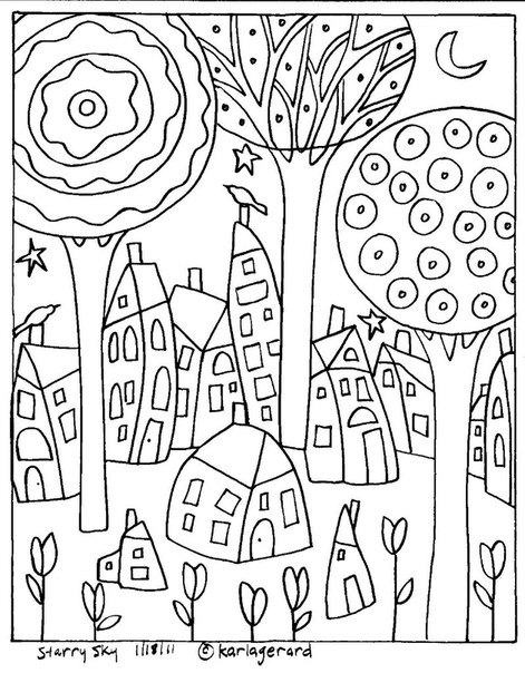 Наивная живопись Карлы Жерар