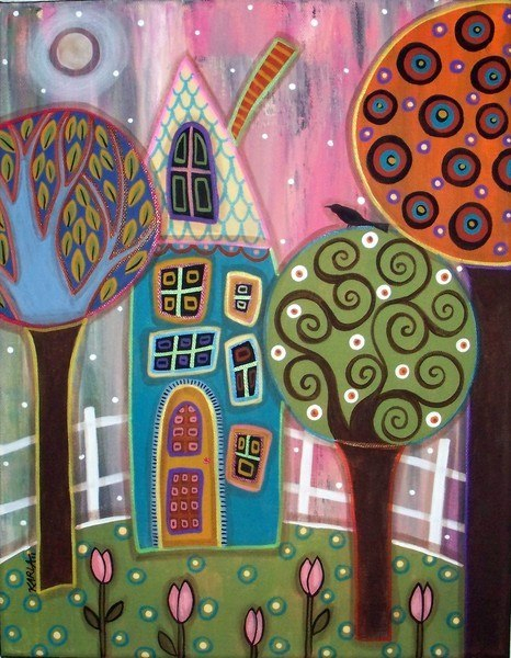 Наивная живопись Карлы Жерар