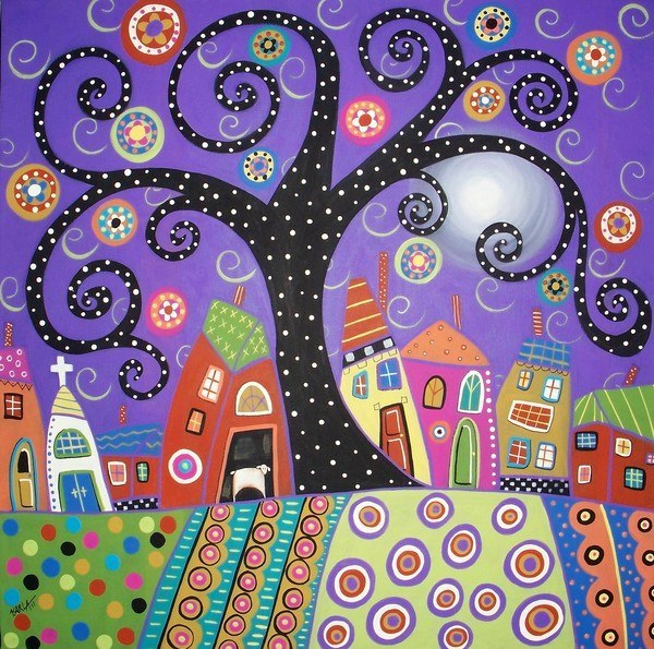 Наивная живопись Карлы Жерар