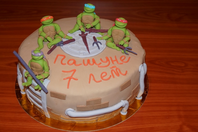 Детские тортики с любимыми героями