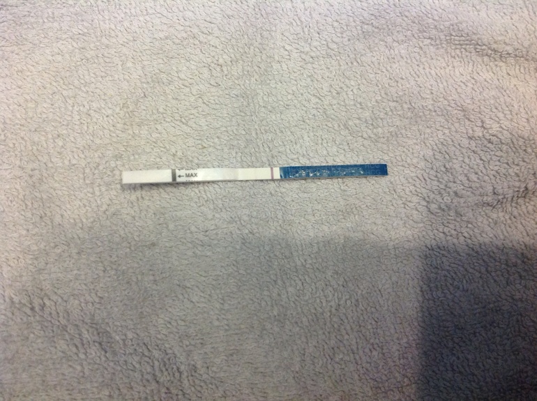 9дпп. Трех дневочки.  На тесте призрачная полоска:)