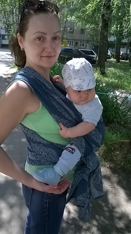 Отзыв о слинг-шарфе Diva Essenza Eclipse Linen