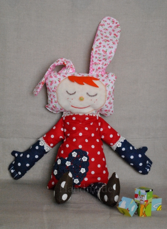 Сплюшка-Заюшка дочурке ко дню Св. Валентина