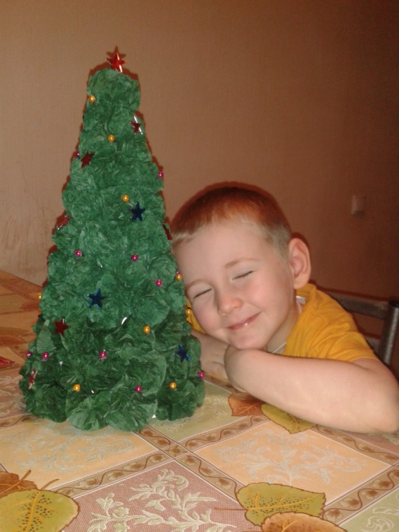 УРА!!! Сделали поделку в садик.