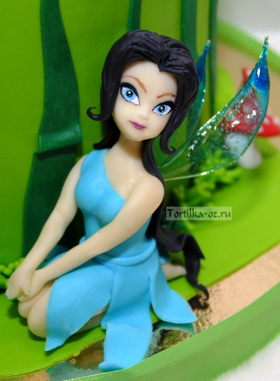 Торт с феями для девочки