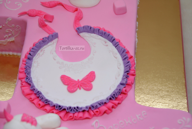 Торт единичка девочке на годик