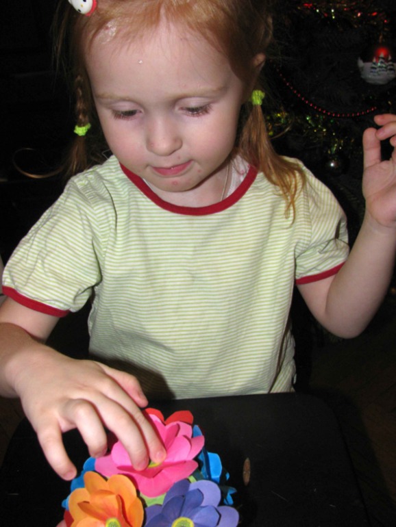 и мы на больничном увлекались аппликацией