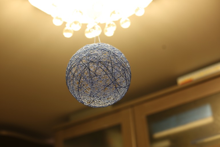 Шар из ниток