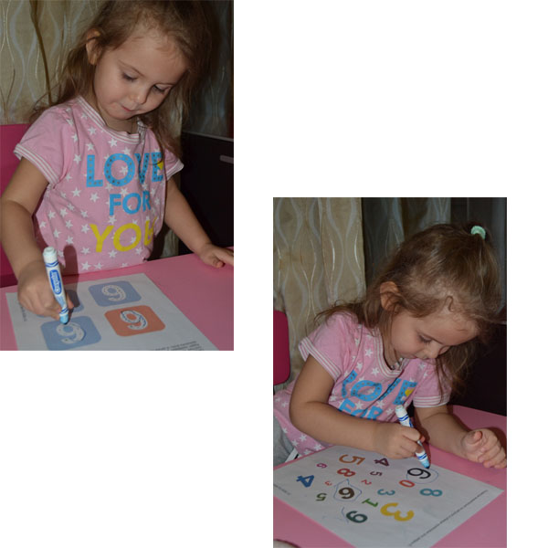 Учим цифры. Цифра 6.