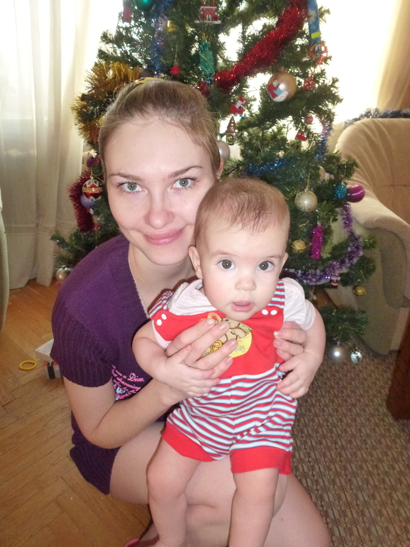 Мои девочки в 6 с половиной месяцев)