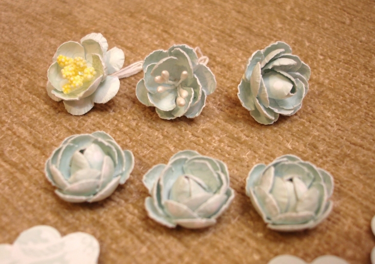 Конвертик бирюза/ желтый. Шебби.