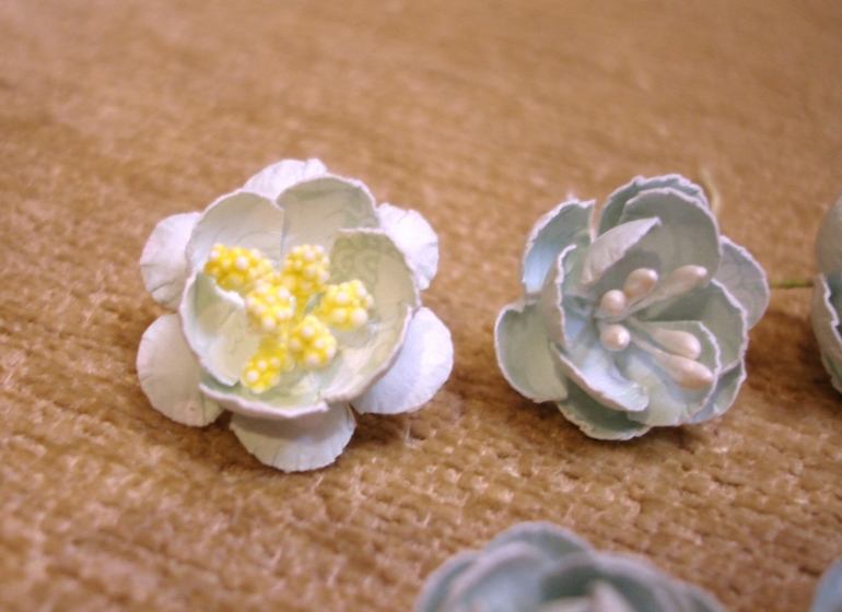 Конвертик бирюза/ желтый. Шебби.