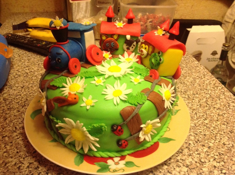 Мой первый тортик!)))