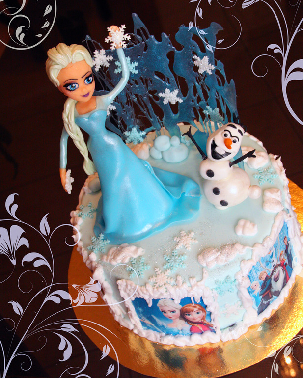 Торт "Холодное сердце"