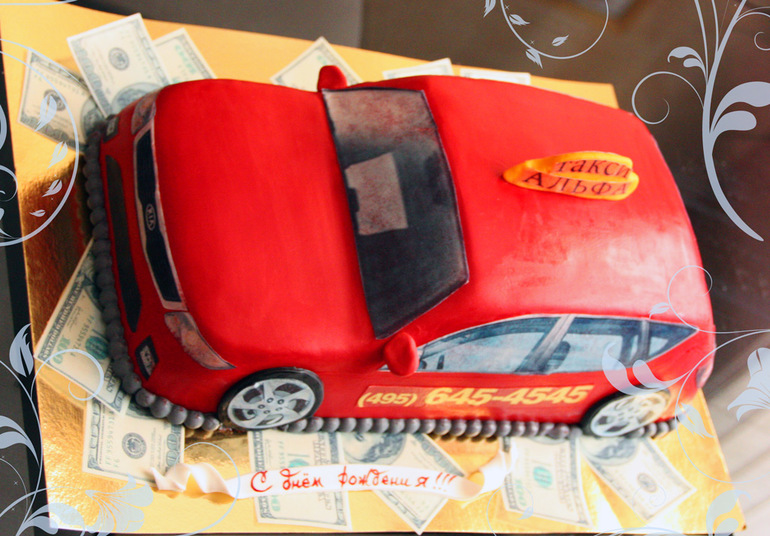 Торт "Такси"