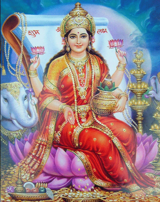 Богиня Денег Лакшми.