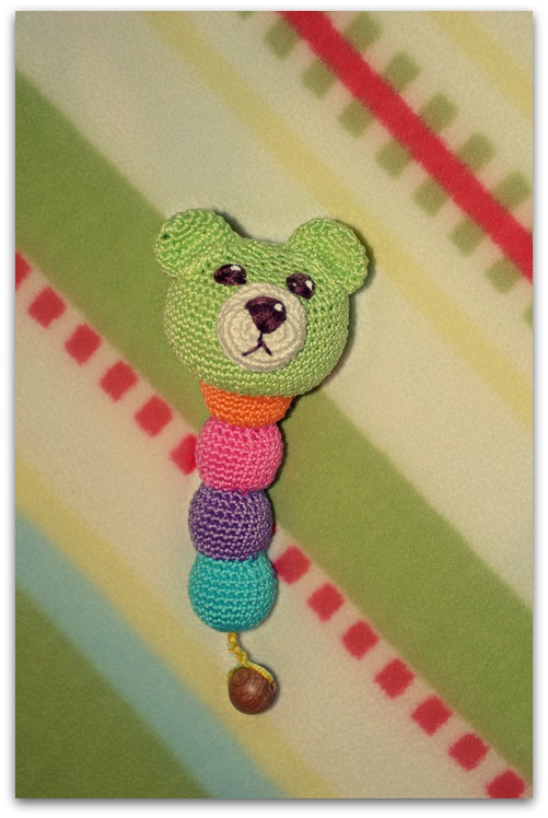 С погремушками экспериментирую.