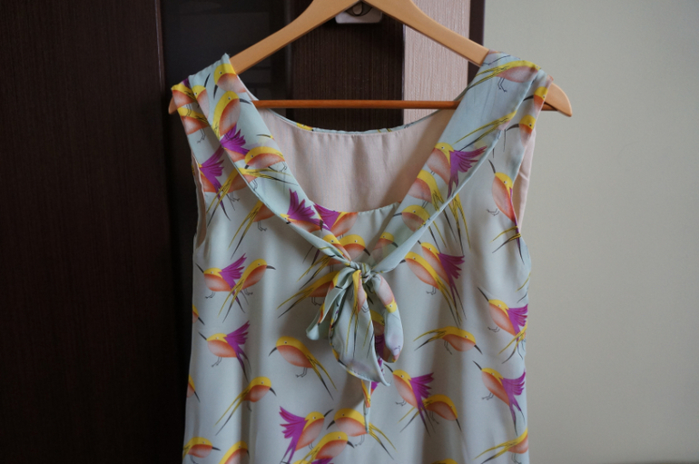 Платье из шарфика ;)