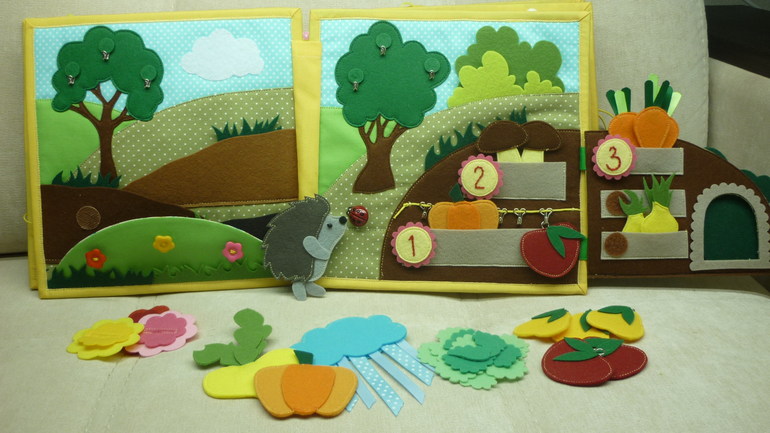 Развивающая книжечка для Ники!