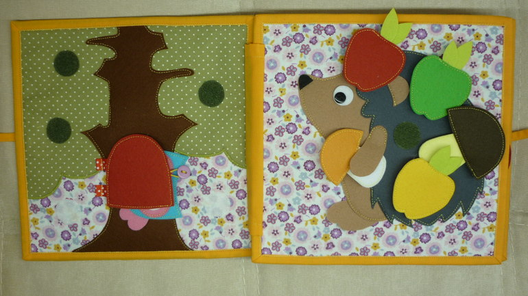 Яркая развивающая книжка!