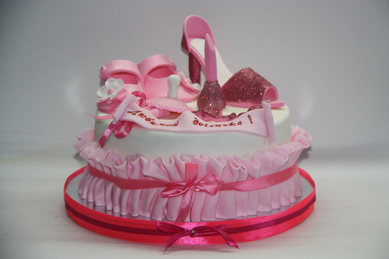 Торт на 23-е для девушки.