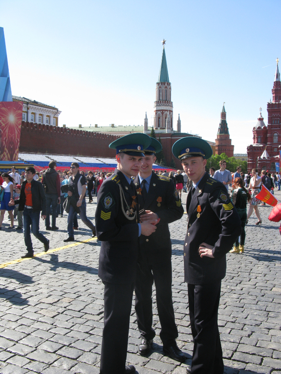 9 мая Красная площадь.