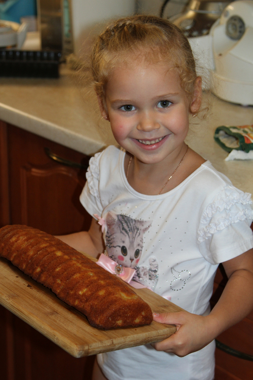 Кекс с грушей