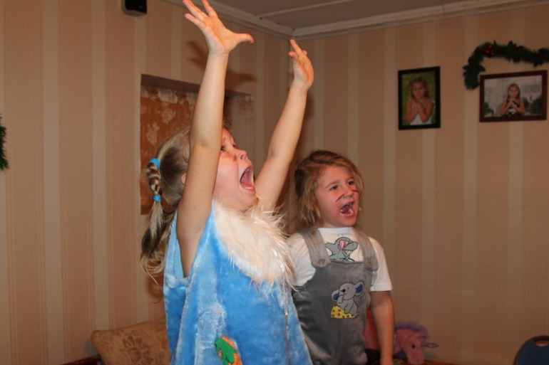 Как дети отметили Новый год!