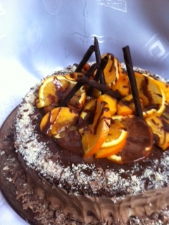 Шоколад и цитрус.. Вкусно ))