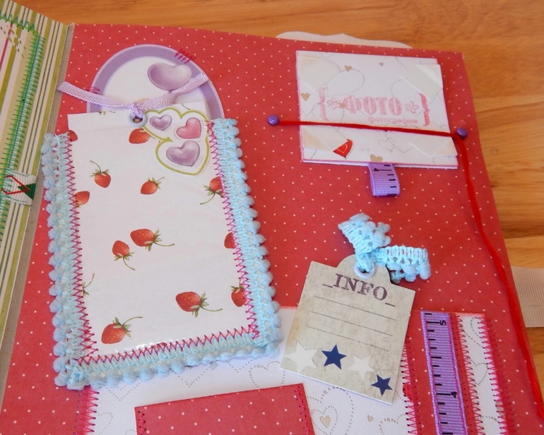 Скрап-альбом "Мой первый год" для маленького мальчика