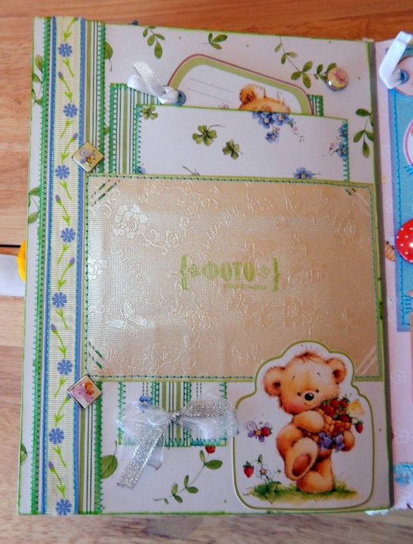 Скрап-альбом "Мой первый год" для маленького мальчика