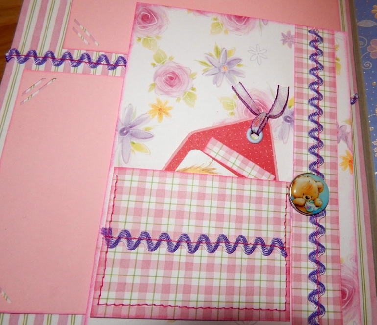 Скрап-альбом "Мой первый год" для маленького мальчика