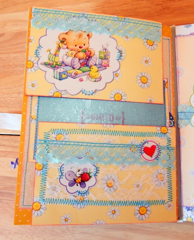 Скрап-альбом "Мой первый год" для маленького мальчика